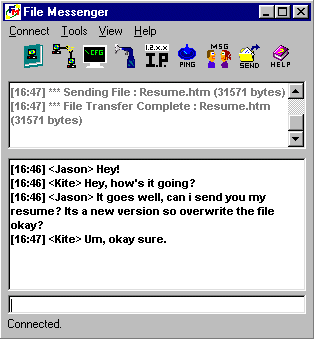 File Messenger Screenshot